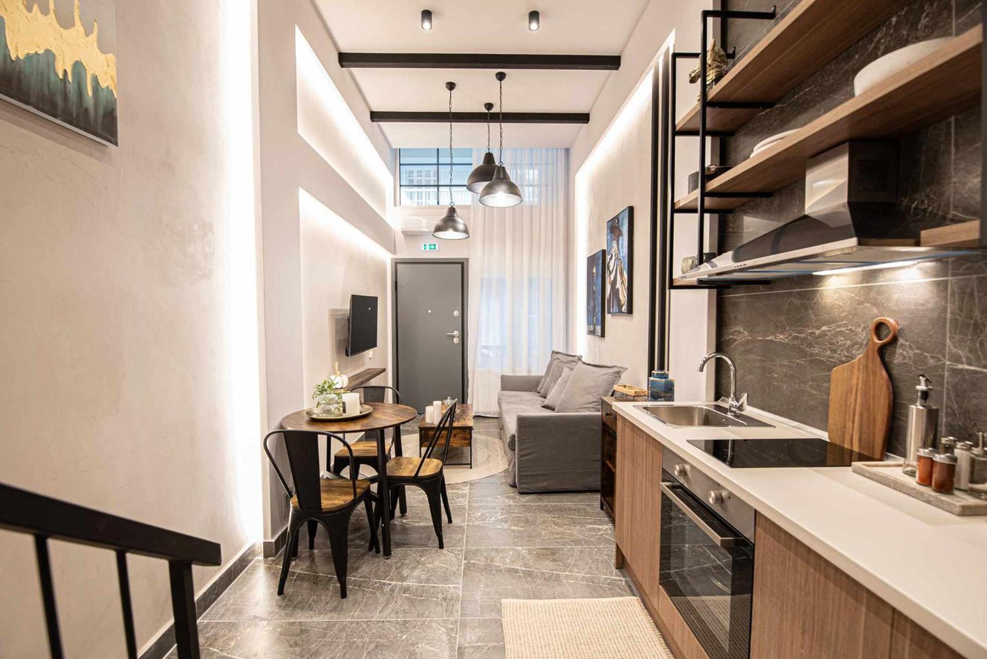 Namaste Lofts Near Seaside Apartment Tesalonika Bagian luar foto