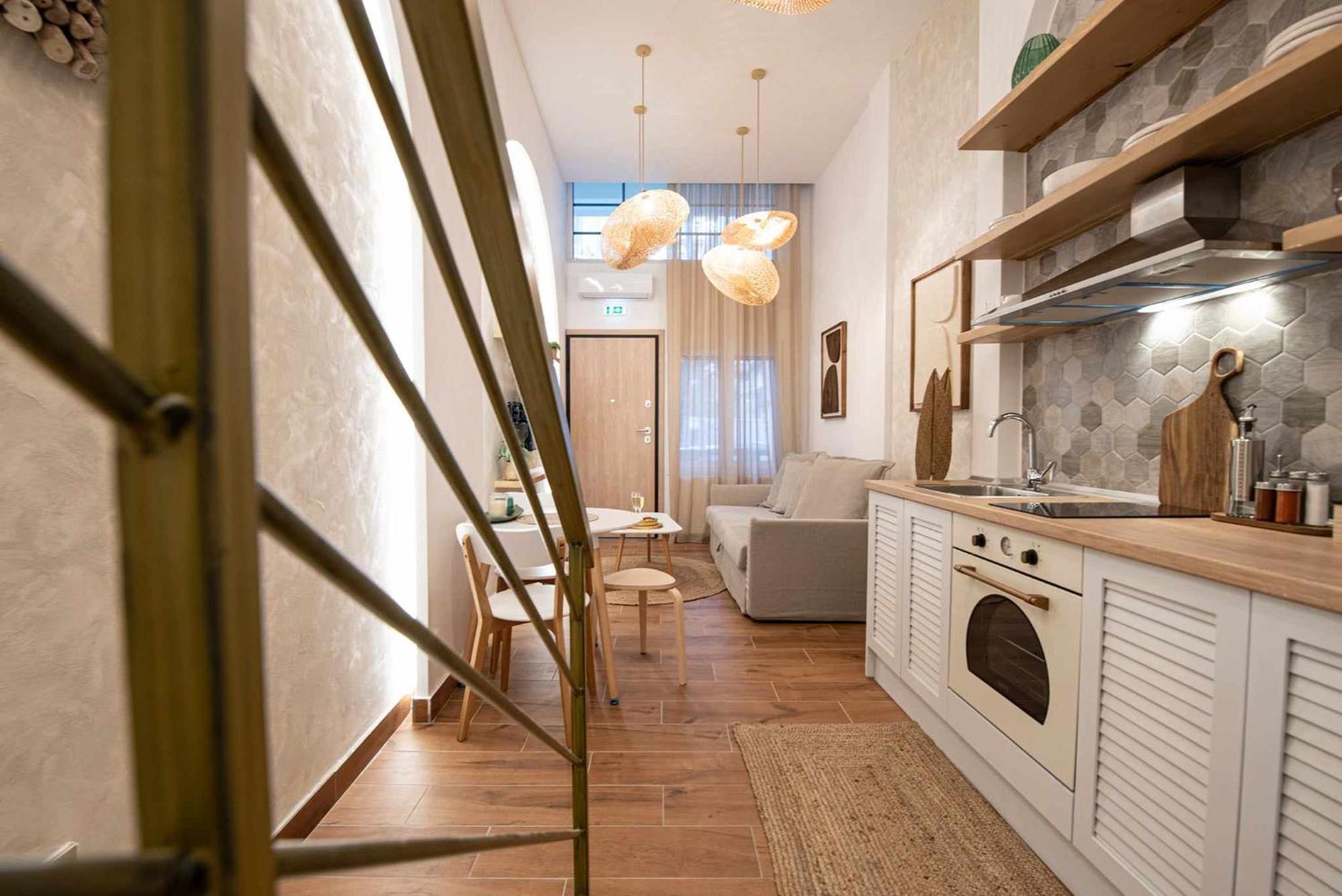 Namaste Lofts Near Seaside Apartment Tesalonika Bagian luar foto