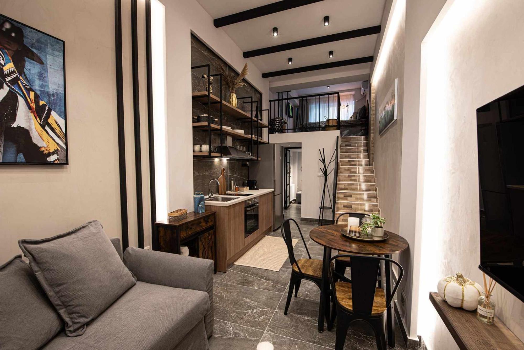 Namaste Lofts Near Seaside Apartment Tesalonika Bagian luar foto