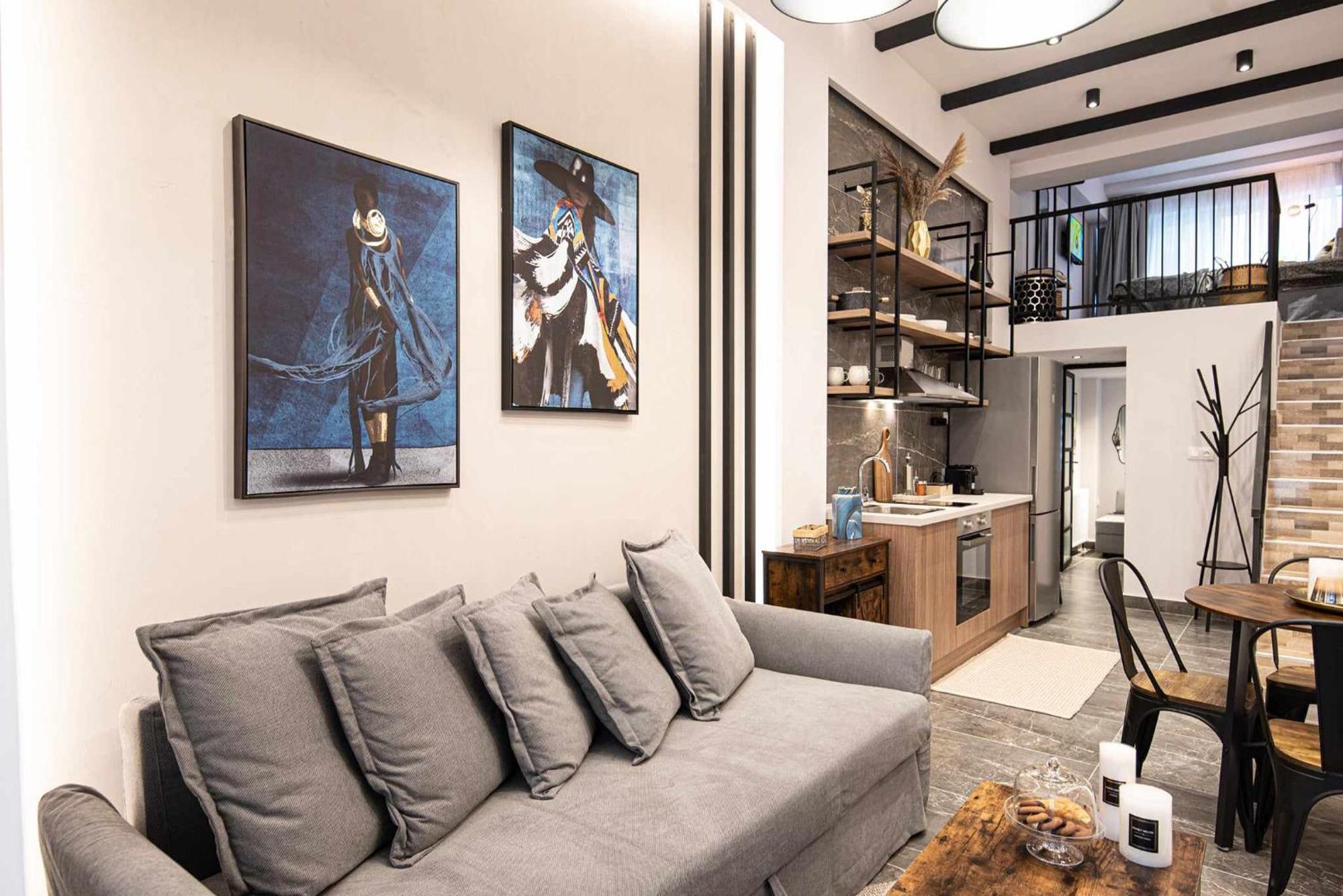 Namaste Lofts Near Seaside Apartment Tesalonika Bagian luar foto