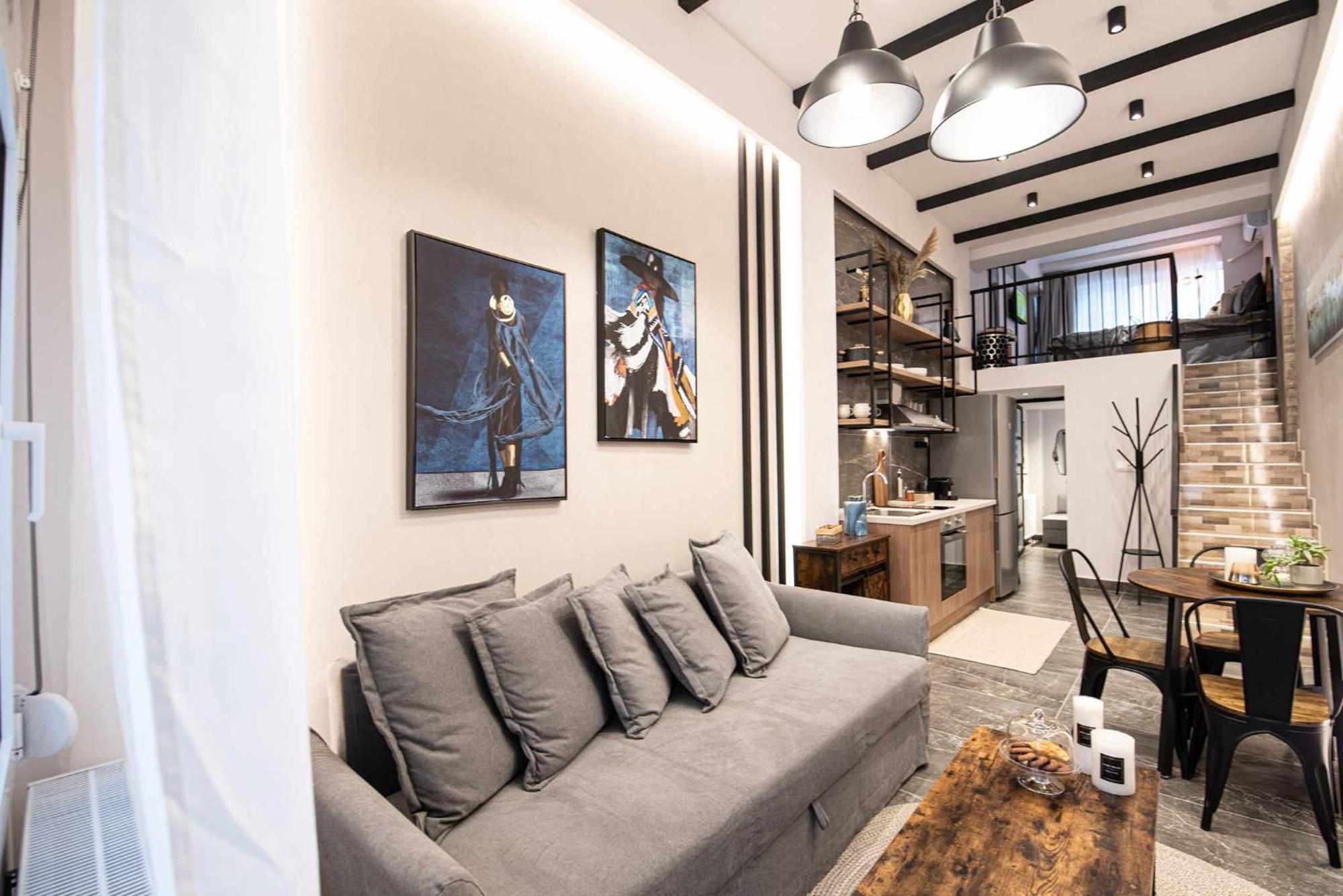 Namaste Lofts Near Seaside Apartment Tesalonika Bagian luar foto